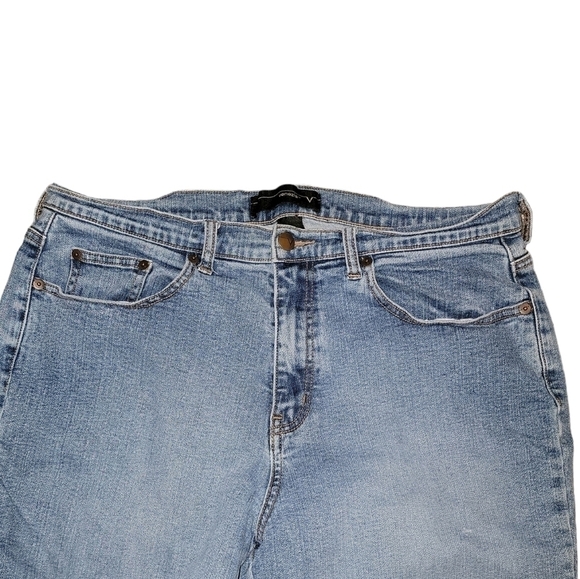 Venezia size 18 average denim blue jeans cotton and spandex - Picture 3 of 8